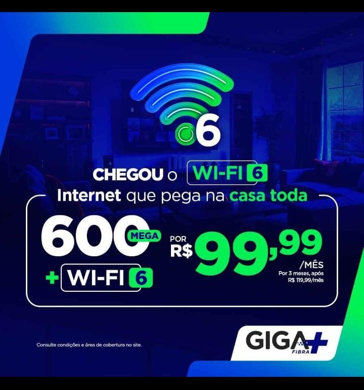 Promo 600 Mega + Wi-Fi 6